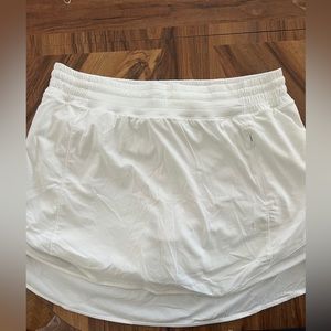 Lululemon Hotty Hot High-rise Skirt Skort in White